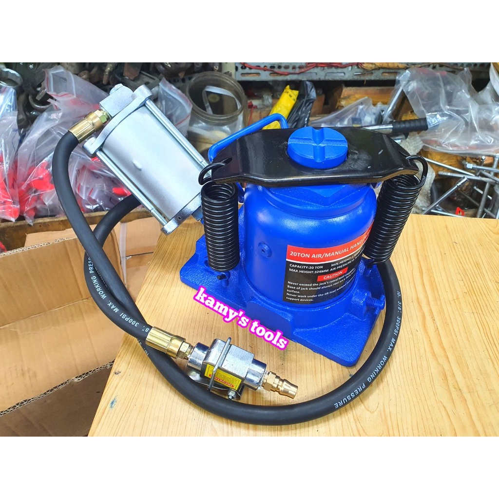 Kích con đội thủy lực dùng hơi 20 tấn 178mm-328mm cao cấp Kamytools