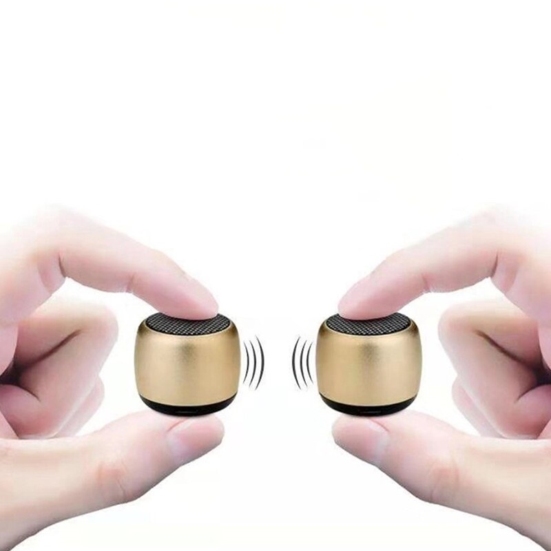 Loa Bluetooth Không Dây Âm Thanh Siêu Trầm Chất Liệu Kim Loại Cho Điện Thoại Di Động DNDV