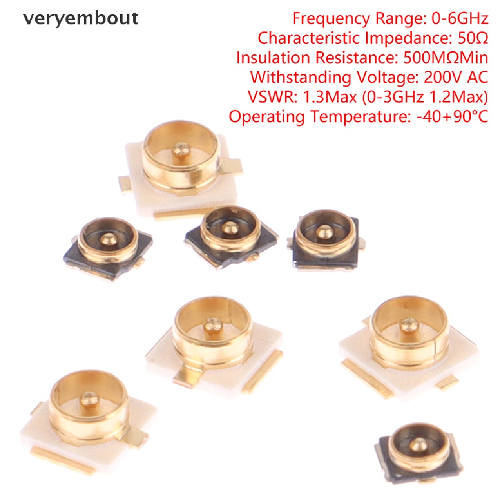 Set 10 Đầu Nối Ăng Ten WiFi IPX1 / IPX4 Chuyên Dụng