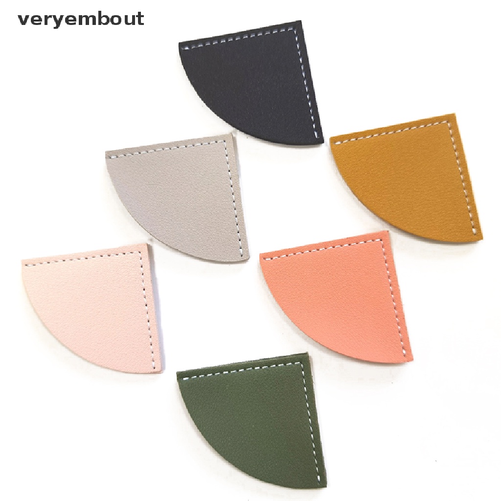 Thẻ Đánh Dấu Trang Sách Mini Bằng Da Phong Cách Vintage