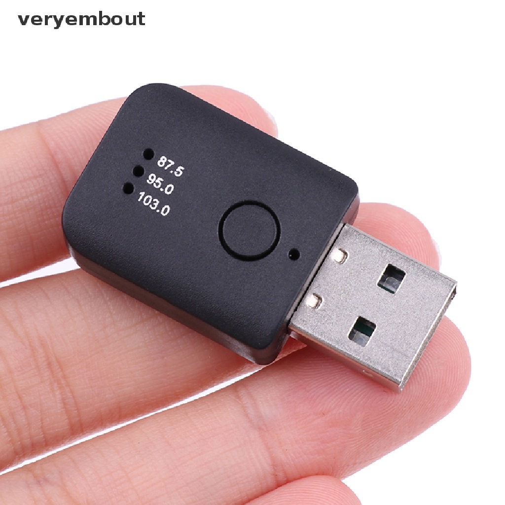 Usb Nhận Tín Hiệu FM Bluetooth 5.1 Cho Điện Thoại Di Động Và Xe Hơi