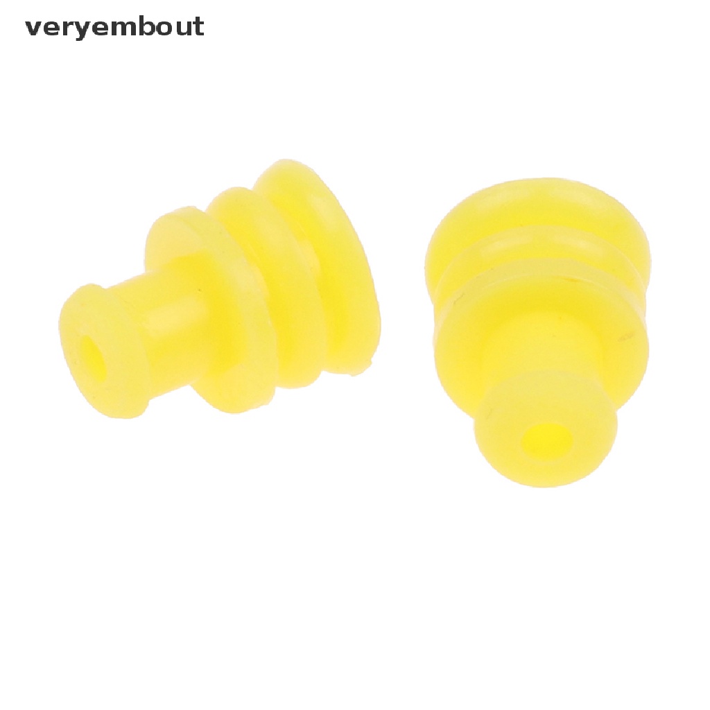 Set 100 Đầu Nối Dây Cao Su Tiện Lợi 281934Đầu Cắm n - 2 Cho Tyco 1.5 Series n 1.5 Chất Lượng Cao