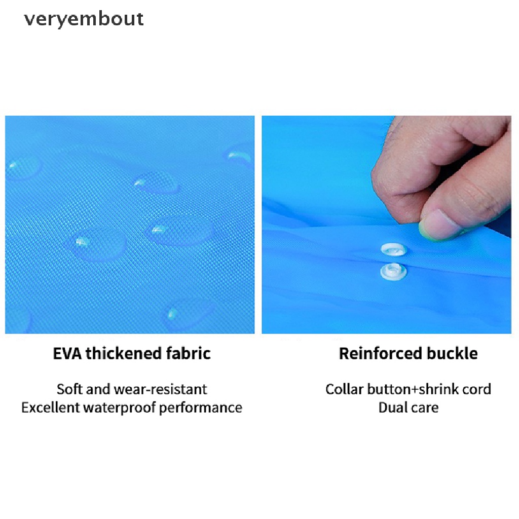 Áo Mưa Dày Dặn Chống Thấm Nước Có Mũ Trùm Tiện Dụng Cho Nam Và Nữ