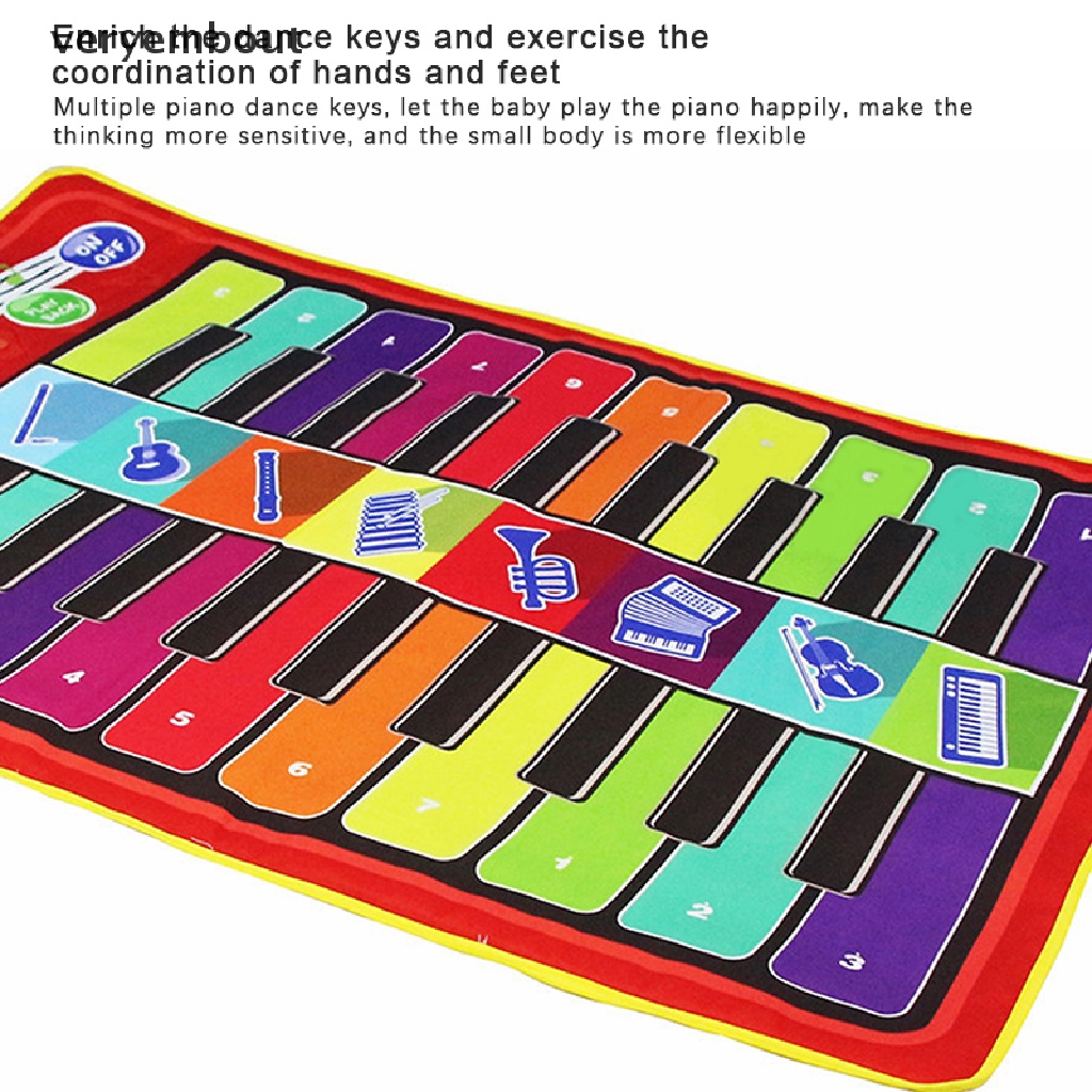 Thảm Nhạc Cụ Hai Hàng Chuyên Dụng Cho Bé Sơ Sinh