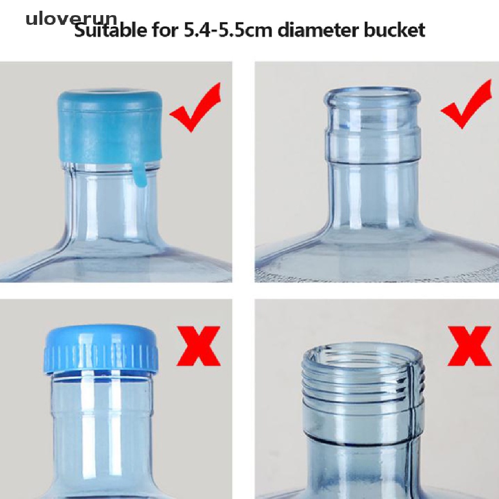 Set 5 Nắp Đậy Bình Nước Màu Trắng Có Thể Tái Sử Dụng Cho 3 5Gallon vn