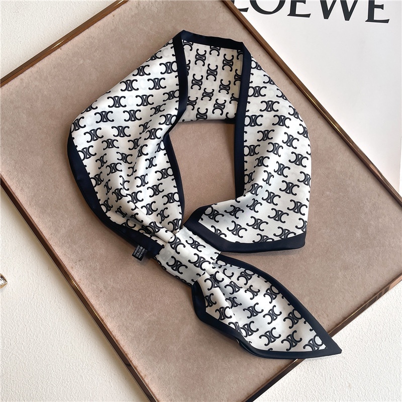 Ol Khăn Choàng Lụa Cao Cấp Phong Cách Nước Ngoài Chuyên Nghiệp