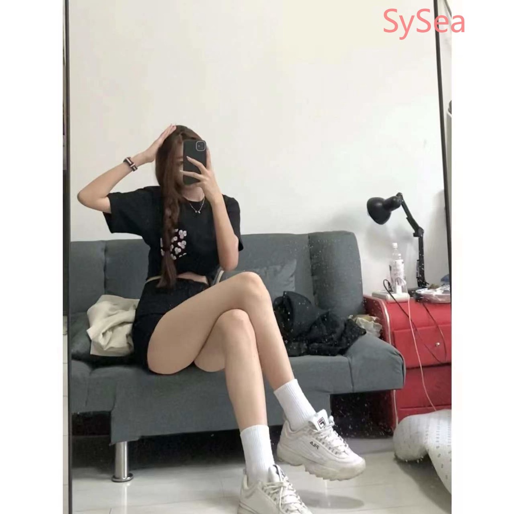 Quần Short Lưng Cao Thời Trang Mùa Hè Hàn Quốc Dành Cho Nữ