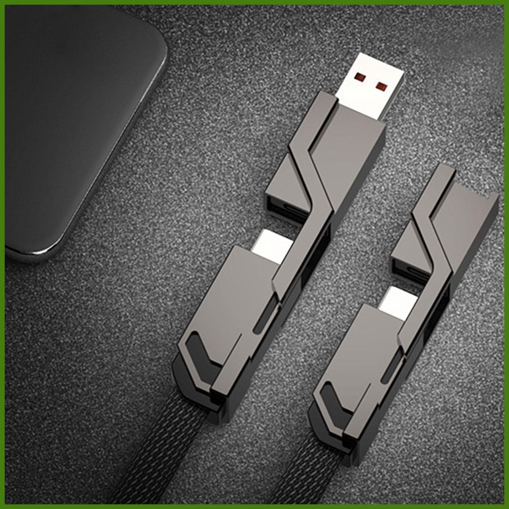 Dây Cáp Sạc Nhanh 100W 4 Trong 1 Type-C PD Cho Điện Thoại Di Động / Máy Tính Xách Tay / rdavn rdavn