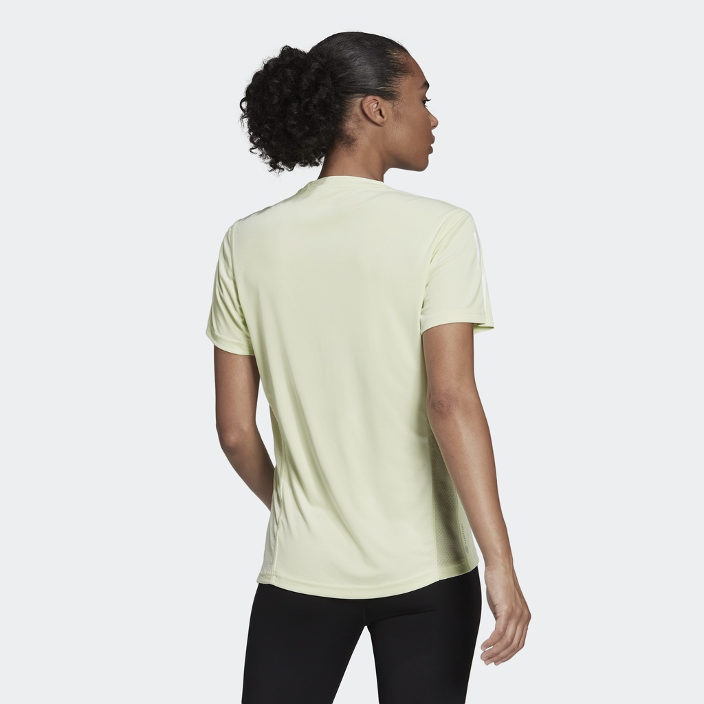 Adidas Chạy Áo Thun Own the Run Nữ màu xanh lá HC1747