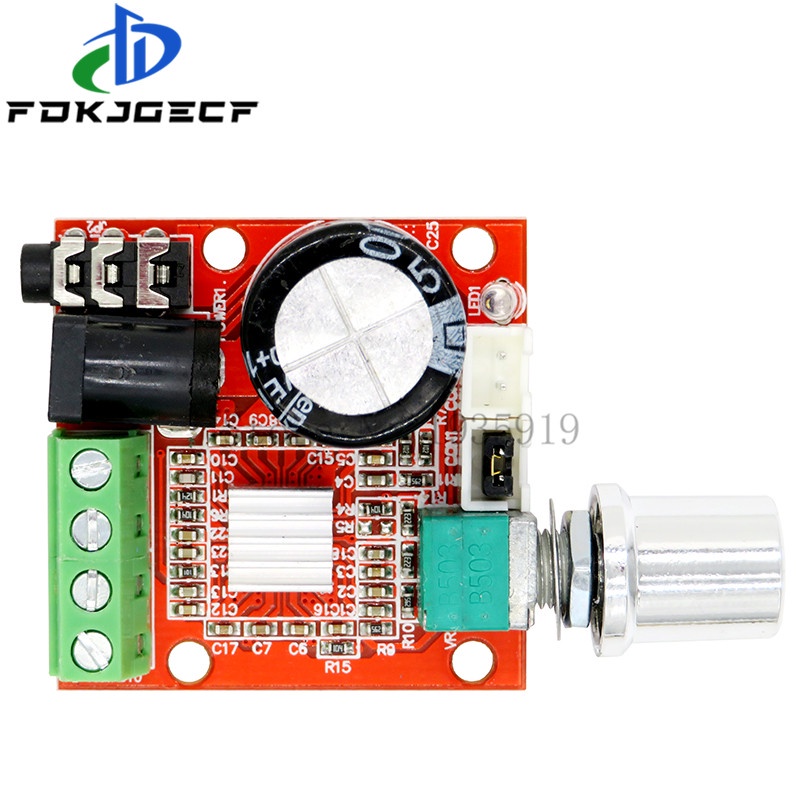 Bảng Mạch Khuếch Đại Âm Thanh 12V Mini Hi-Fi PAM8610 2X10W