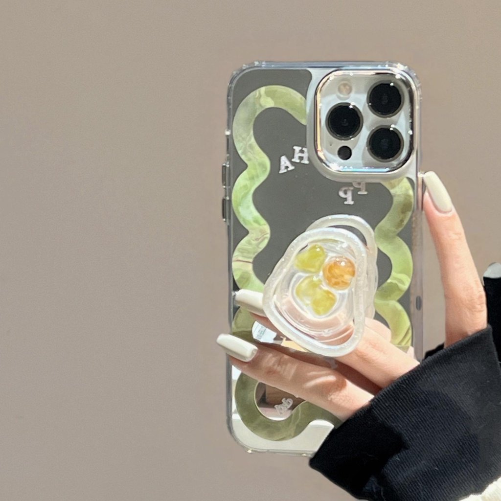 Ốp Điện Thoại TPU Mềm Trong Suốt Chống Sốc Có Giá Đỡ Cho iphone 14 13 Pro Max 12 11