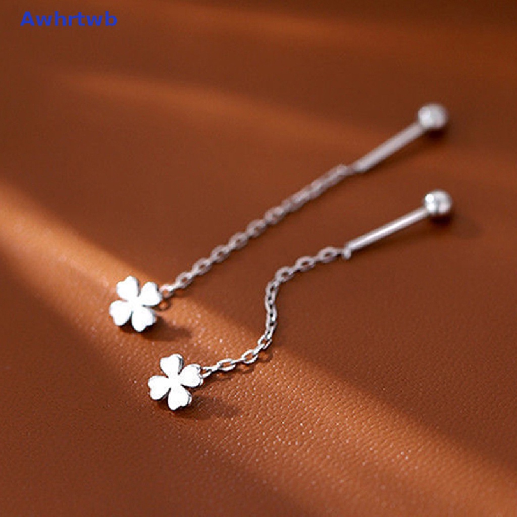 Hoa Tai Dáng Dài Phối Tua Rua Phong Cách Đơn Giản Cho Nữ Mới