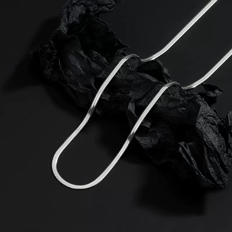 Vòng cổ Sợi Xích 3mm Bằng Thép Titan Đơn Giản Thời Trang Mùa Hè Quyến Rũ Cho Nữ