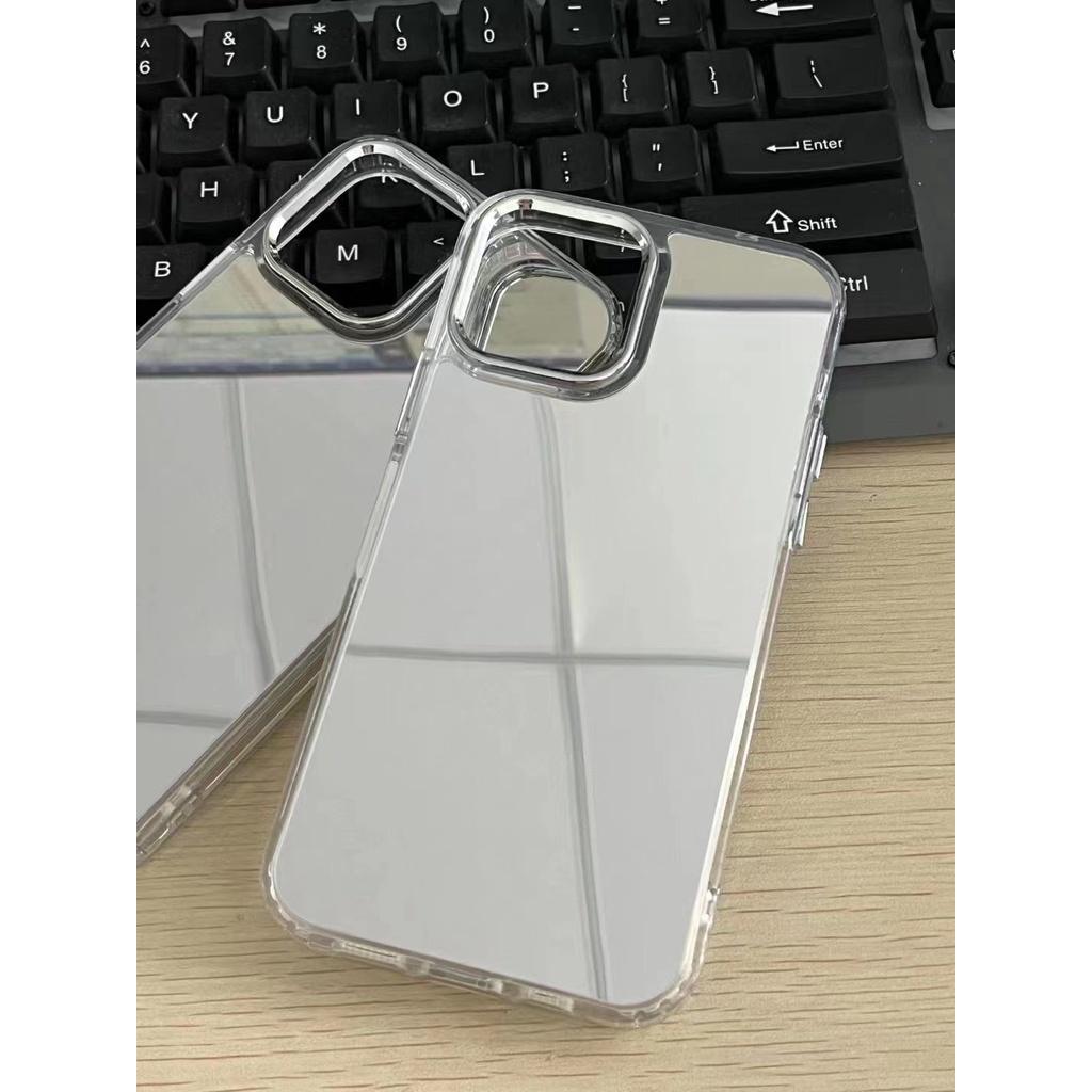 Ốp Lưng Tráng Gương Cho Điện Thoại iPhone 14 13 12 Pro Max XS Max XR X 11 14 Plus 13 Pro Max