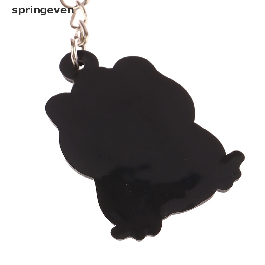 Set 5 Móc Chìa Khóa Bằng Nhựa PVC Hình Động Vật Hoạt Hình Dễ Thương