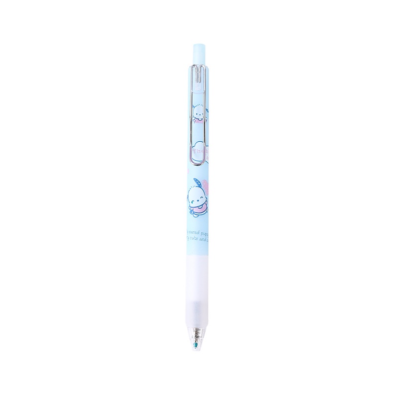 Bút Mực Gel Dạng Nhấn Bằng Kim Loại Hình Cún Hoạt Hình Sáng Tạo