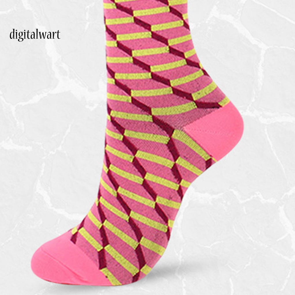 Kỹ Thuật Số| 1 Đôi Tất Thể Thao Dài Thoáng Khí Mềm Mại Chống Sốc In Họa Tiết Thời Trang Cho Nam Và Nữ