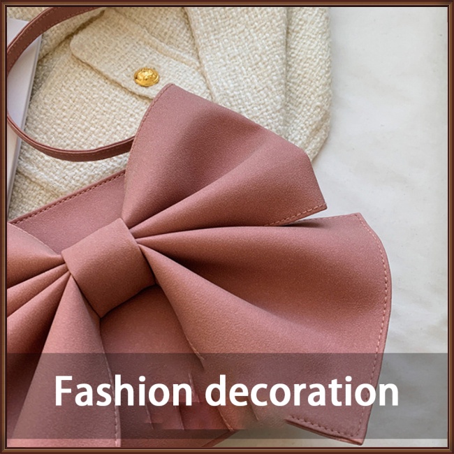 Túi Đeo Chéo Vai Bằng Da Nhân Tạo Màu Trơn Thời Trang Sành Điệu Cho Nữ