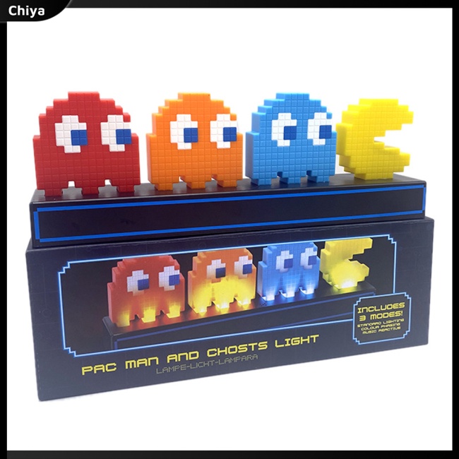 [COD] Đèn Bàn Cảm Ứng Âm Thanh Ánh Sáng Ban Đêm Thay Đổi Màu Sắc Điều Khiển Bằng Giọ