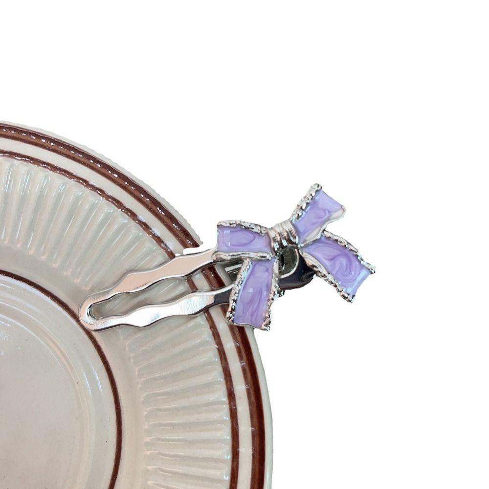 CLEOES Kẹp Tóc Hình Nơ Đính Đá Trái Tim Thời Trang Cho Nữ