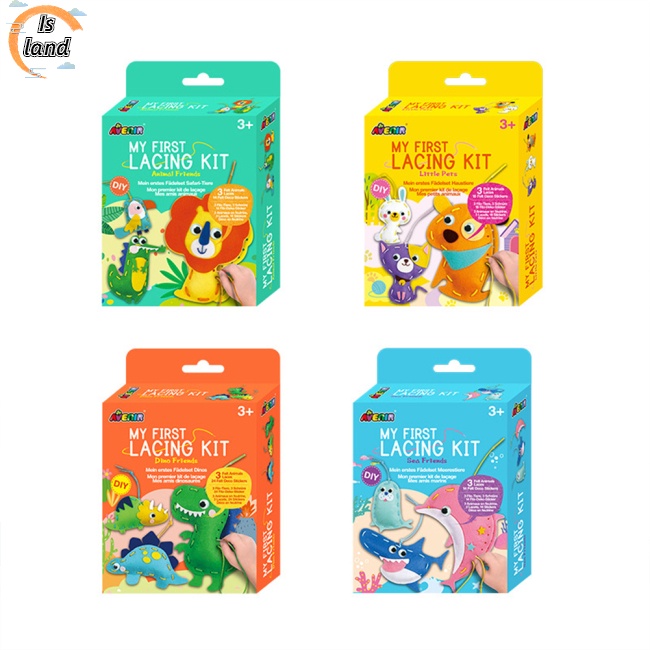 Bộ Dụng Cụ May Vá Thủ Công Hình Động Vật Hoạt Hình Diy Cho Bé