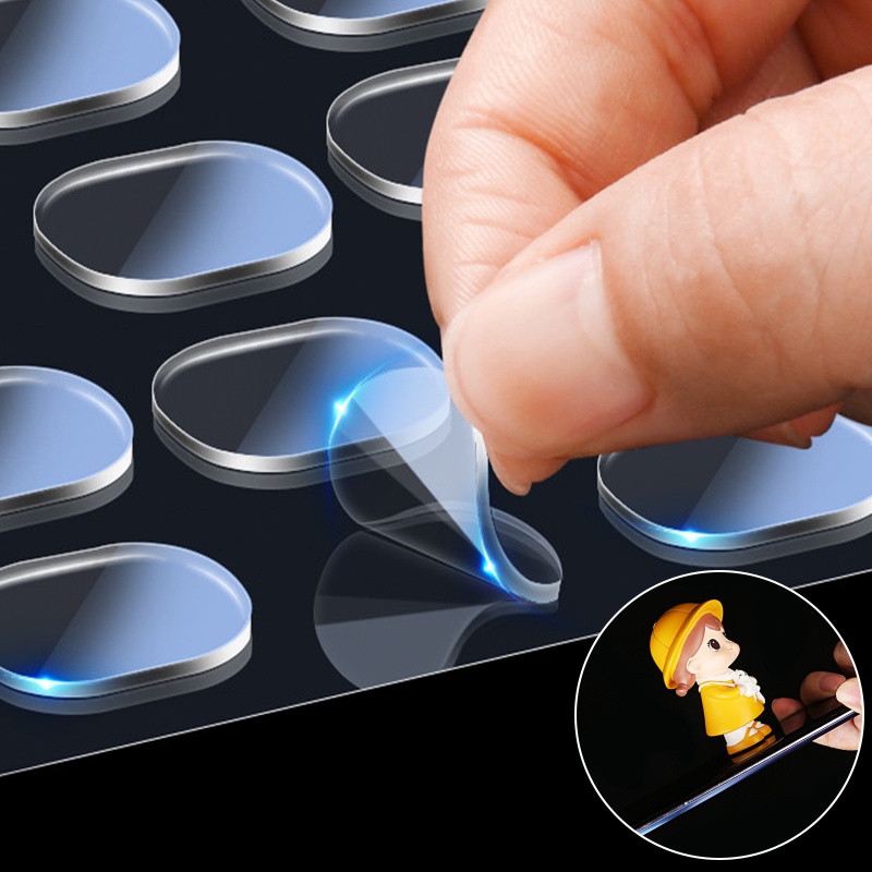 Set 21 / 40 / 42 Miếng Dán Hai Mặt Trong Suốt Siêu Chắc