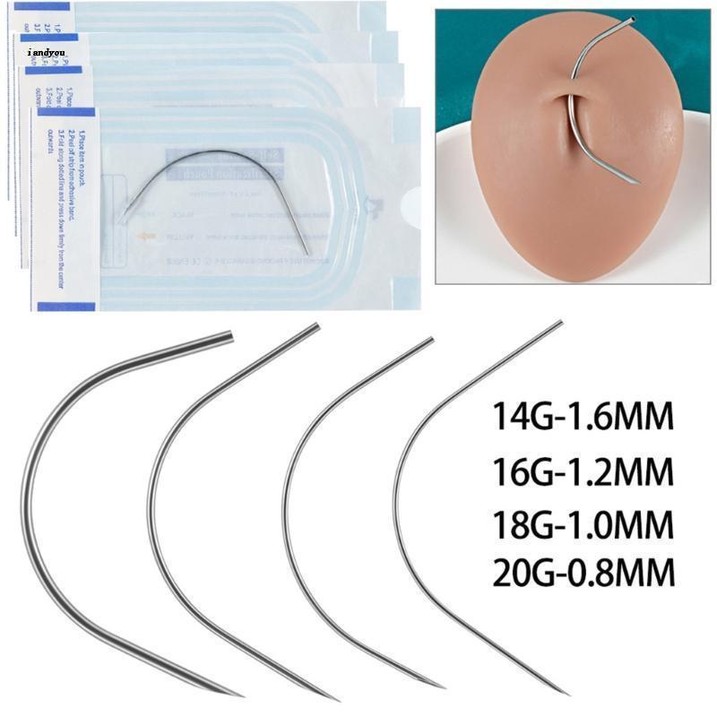 ✿ Dụng Cụ Xỏ Khuyên Bằng Thép Không Gỉ Cá Tính