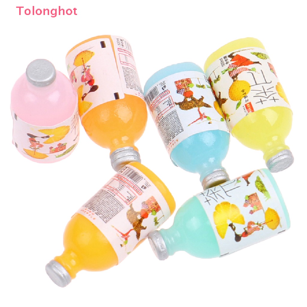 Set 10 Chai Nước Ép 1 / 12 Dùng Trang Trí Nhà Búp Bê