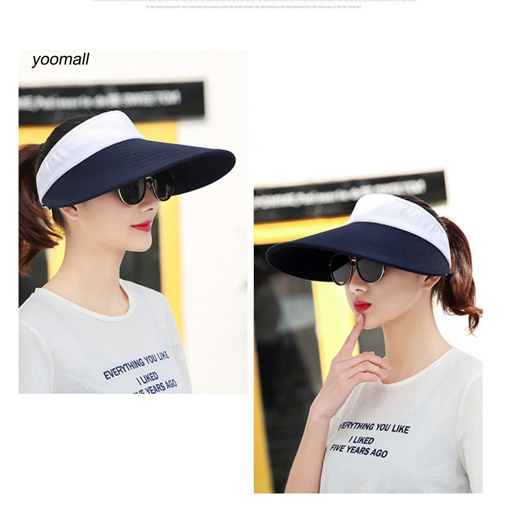 Mũ Rộng Vành Chống Nắng / Tia UV Chất Liệu Polyester Có Thể Gấp Gọn Tiện Dụng Mang Theo Du Lịch Cắm Trại
