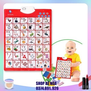 BẢNG CHỮ CÁI TIẾNG VIỆT VÀ CHỮ SỐ THÔNG MINH-1019
