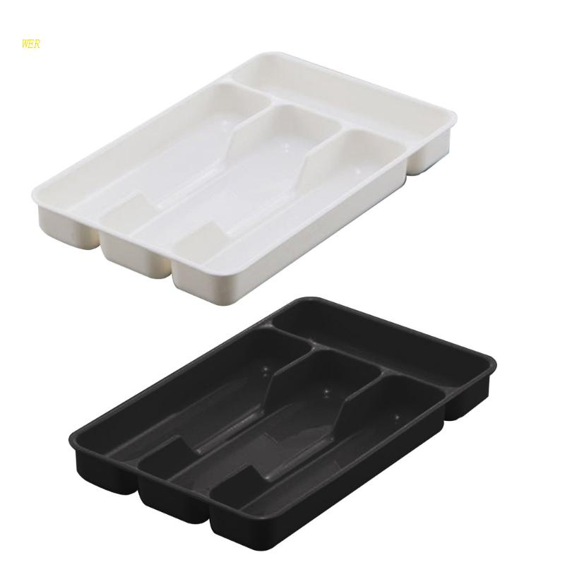 Bộ 2 Hộp Đựng Muỗng Nĩa Phân Ngăn Tiện Dụng Cho Nhà Bếp