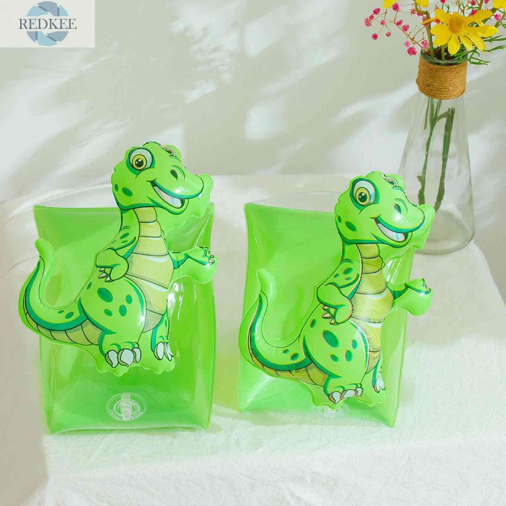 Phao Bơi Đeo Cánh Tay Bằng PVC Họa Tiết Hoạt Hình Trọng Lượng Nhẹ Cho Người Mới