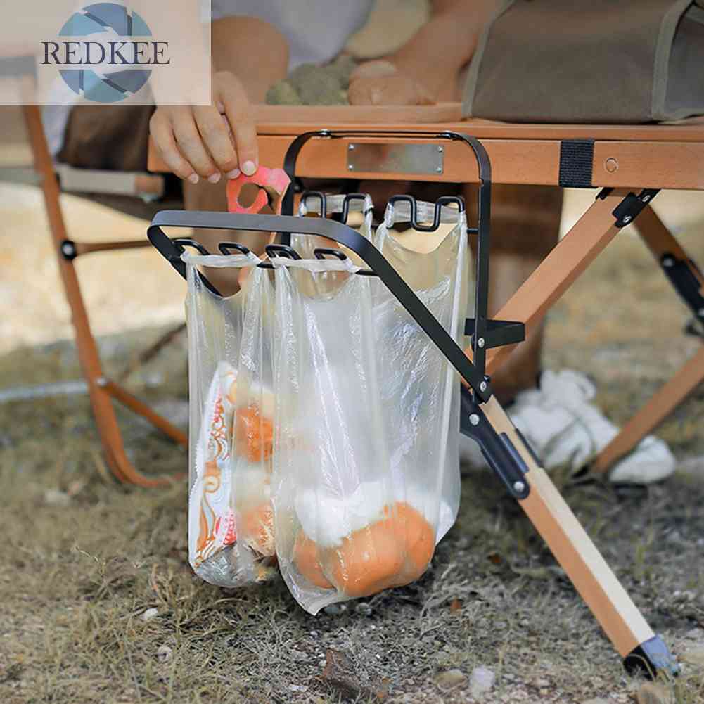 Giá Đỡ Túi Đựng Rác Có Thể Gấp Lại Tiện Dụng Khi Đi Cắm Trại