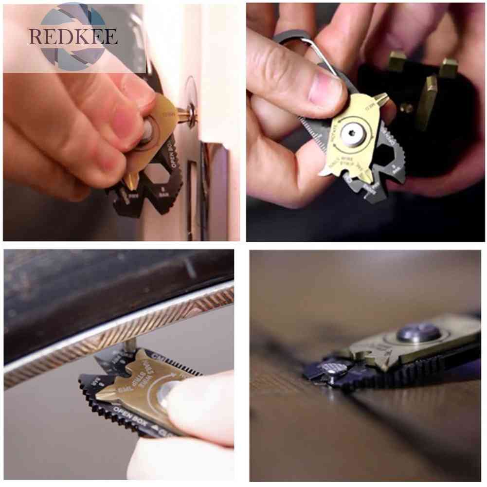 Dụng Cụ Tua Vít Thép Bỏ Túi EDC 20 Trong 1