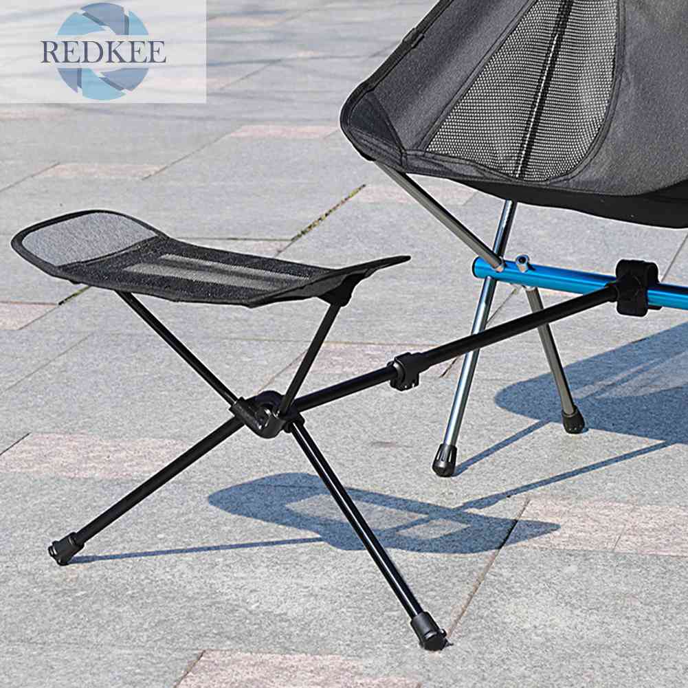 Ghế Gác Chân Bằng Hợp Kim Nhôm Có Thể Gấp Gọn Tiện Dụng Khi Đi Câu Cá / Bãi Biển