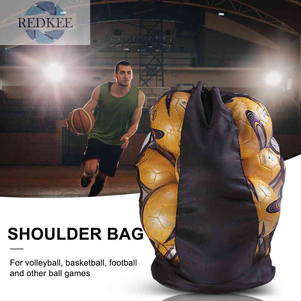 Túi Lưới Rút Đựng Bóng Rổ, Bóng Đá