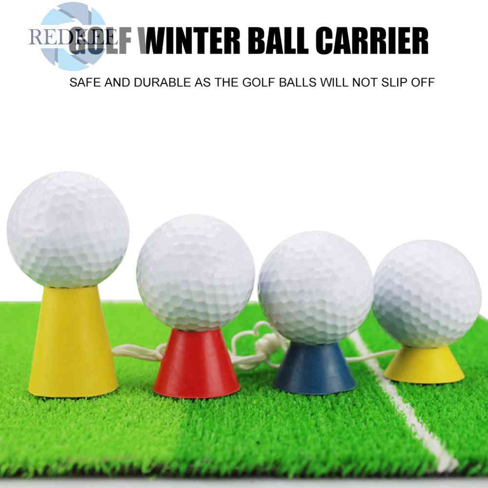 Bộ 4 Giá Đỡ Bóng Golf Bằng Cao Su Gọn Nhẹ Tiện Dụng