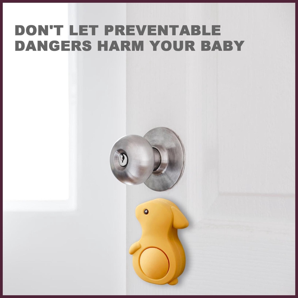 Kẹp Chặn Cửa Chống Tắc Nghẽn Hình Động Vật Hoạt Hình Dễ Thương Cho Bé