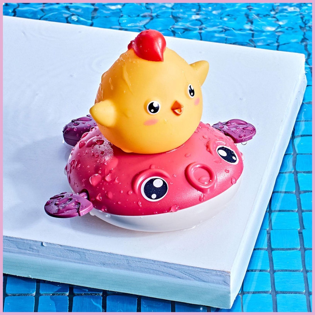 Đồ Chơi Bồn Tắm Hình Cá Và Gà Nhiều Màu Sắc Có Thể Đo Lường Cho Bé