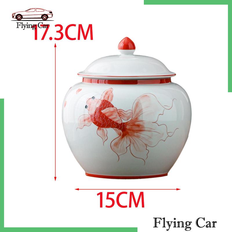 Lọ Gốm Đựng Trà / Gừng Truyền Thống Thủ Công Lzdjfmy2