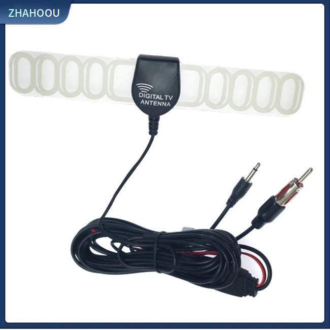 ☃Phụ Kiện Trang Trí Nhà Cửa Độc Đáo Sáng Tạo☃ Ăng Ten Khuếch Đại Tín Hiệu Fm Radio / Dvd 2 Trong 1 Cho Xe Hơi