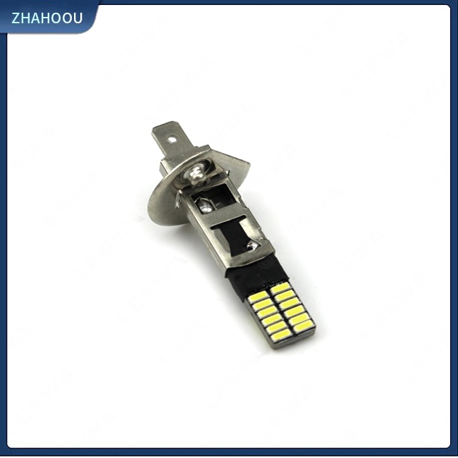 ☃Nhà Cửa☃ Đèn Pha Led Sương Mù Ánh Sáng Trắng 4.8w 6500k H1 4014 24 Bóng Chuyên Dụng Cho Xe Hơi