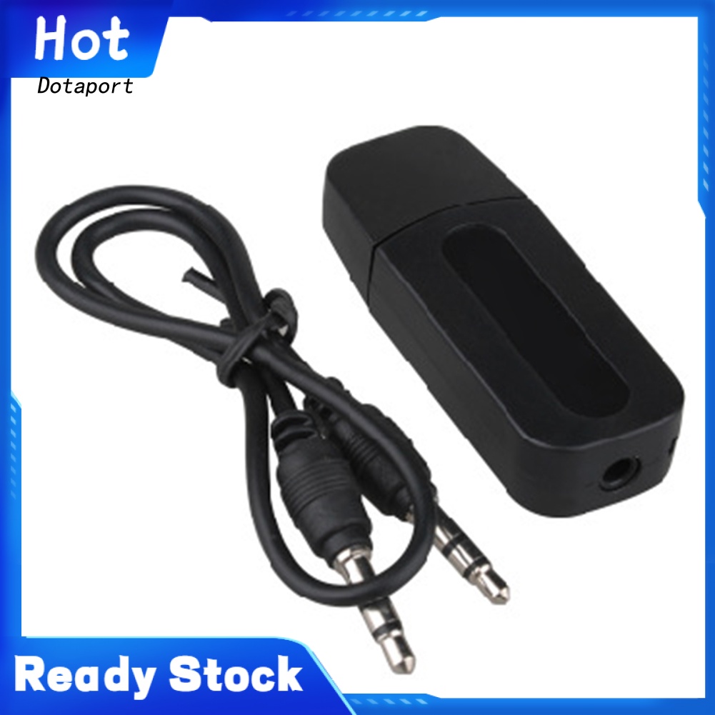 Usb Nhận Tín Hiệu Âm Thanh Bluetooth Không Dây KDDT- Giắc 3.5mm AUX A2DP Cho Xe Hơi