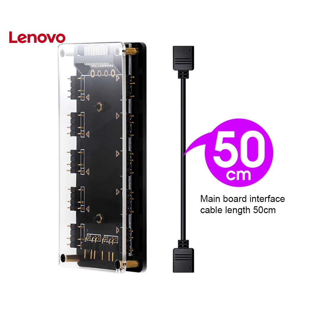 Bộ Chia Quạt Làm Mát Từ Tính RGB 5V 3Pin / 12V 4Pin Kèm Cáp Nối Dài