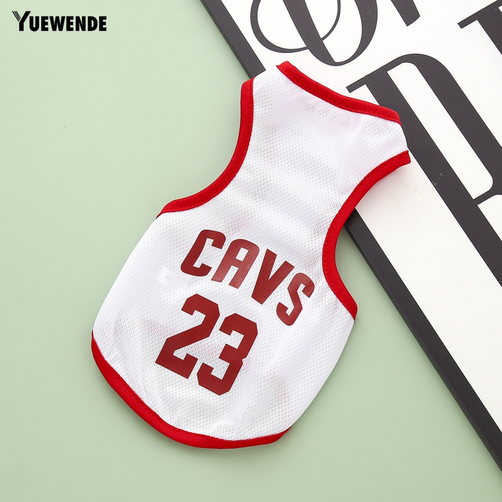 Áo Sát Nách Mềm Mại In Họa Tiết Chữ Phong Cách Thể Thao Cho Thú Cưng