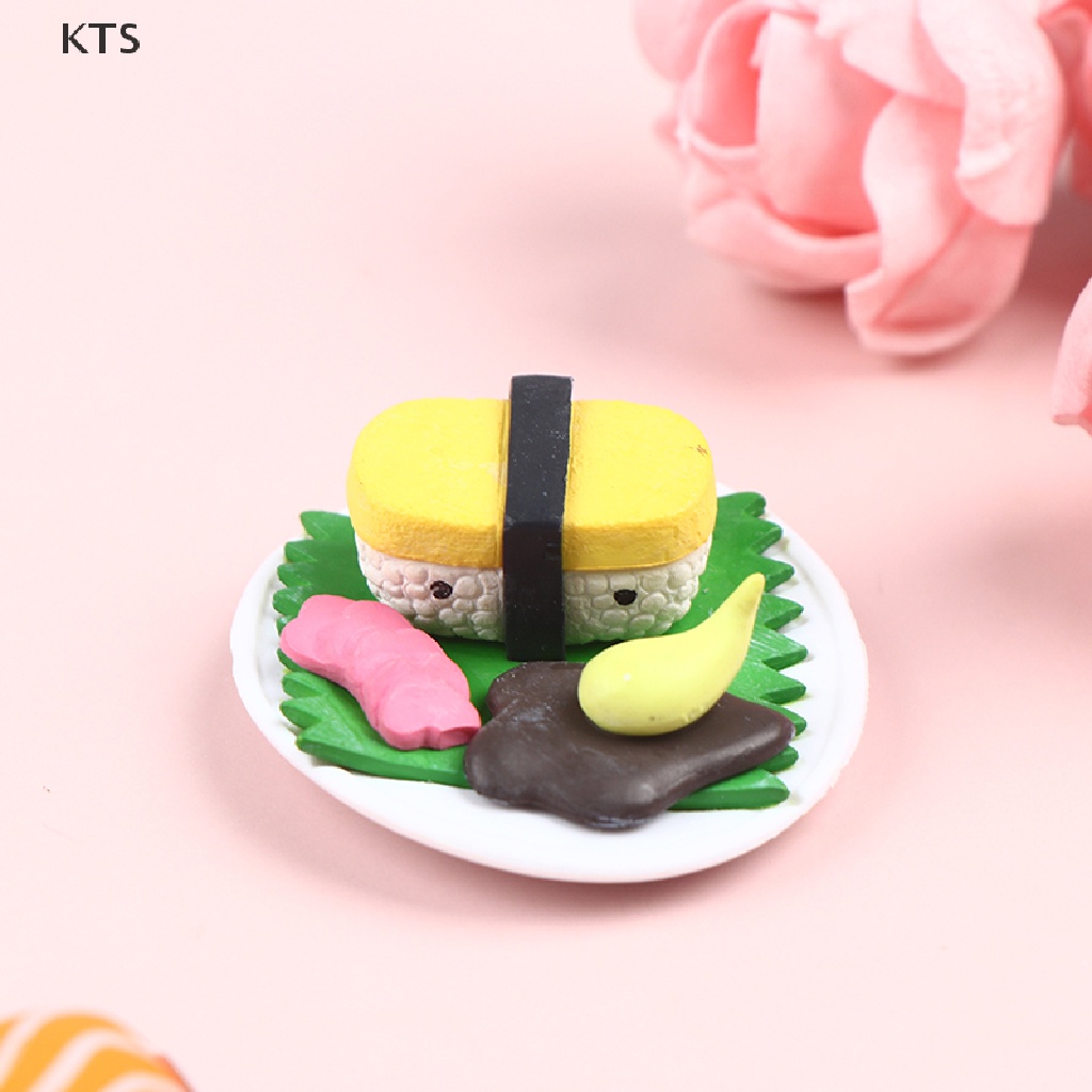 Sushi Nhật Bản Mini Tỉ Lệ 1: 6 Dùng Để Trang Trí Nhà Búp Bê