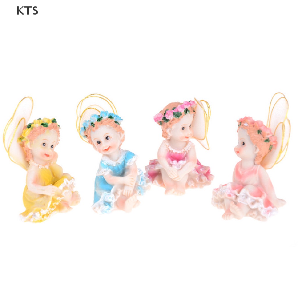 Đồ trang trí Thiên Thần Hoa Mini Bằng Nhựa Resin Trang Trí Tiểu Cảnh DIY