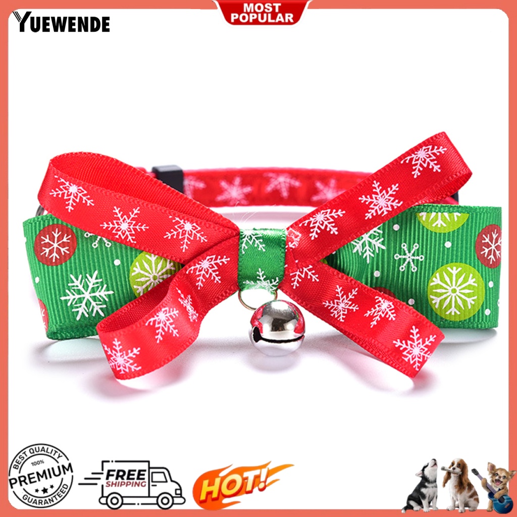 Vòng Cổ Thú Cưng Gắn Chuông Và Nơ Xinh Xắn