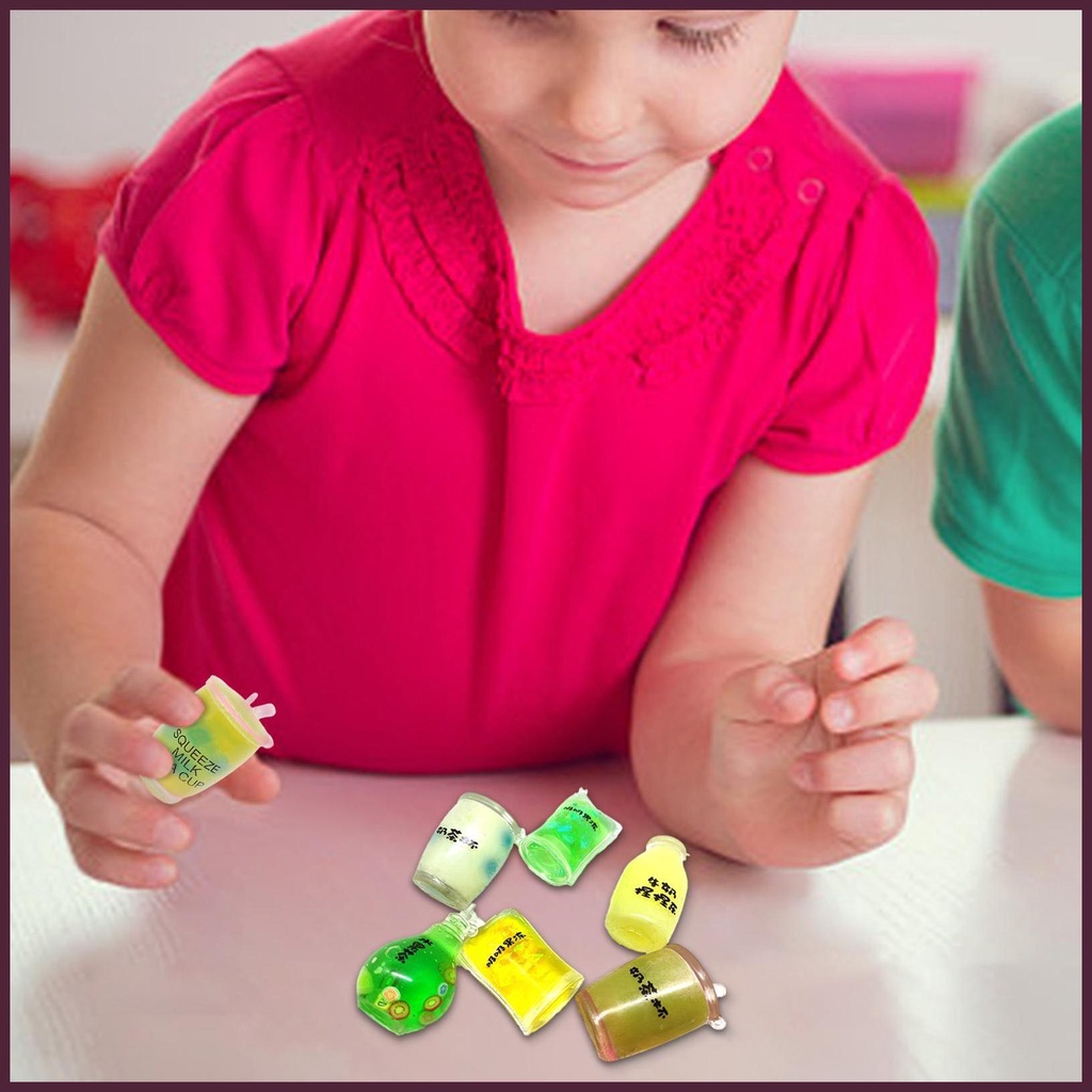 Đồ Chơi Mềm Dẻo Giảm Stress Hình Ly Sữa Xinh Xắn