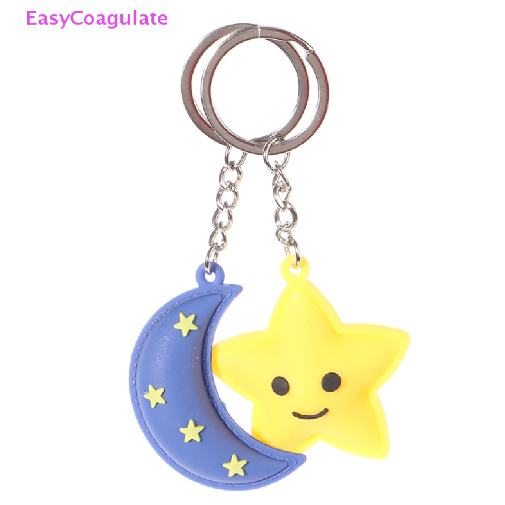 Móc Khóa Hình Ngôi Sao / Mặt Trời / Mặt Trăng Dễ Thương Lãng Mạn